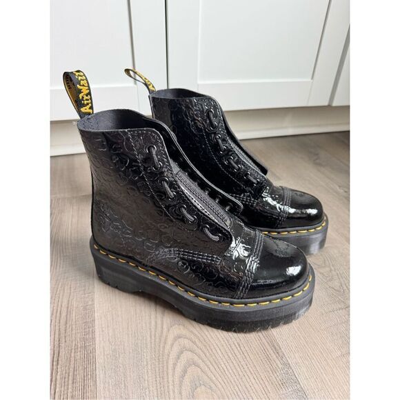 Dr. Martens Sinclair Black Boots NEW Women’s Size 7 - Picture 6 of 14